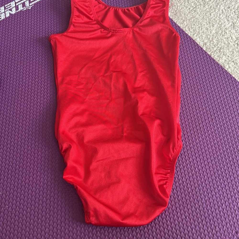 Red Athletic GK Gymnastics Leotard AS - Picture 4 of 5